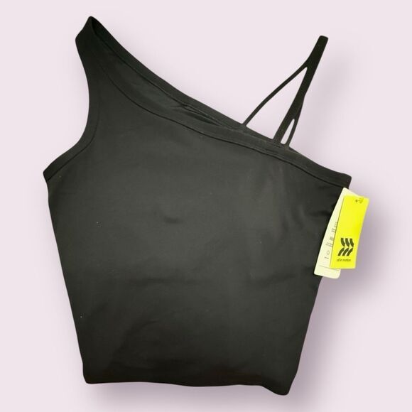 All in Motion ~ Girl’s XL 14 ~ Asymmetrical Shoulder Tank with Bra Shell - Picture 2 of 8